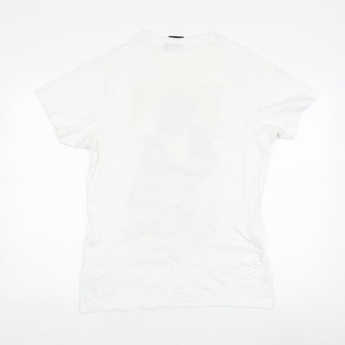 Sneaker Freak Unisex White Graphic T-Shirt L