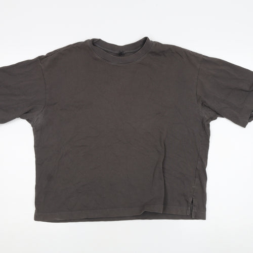 Uniqlo Men's S Black Crew Neck T-Shirt Short Sleeve