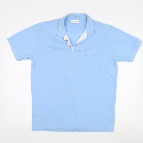 Outlander Men's Blue Polo Shirt 2XL Short Sleeve