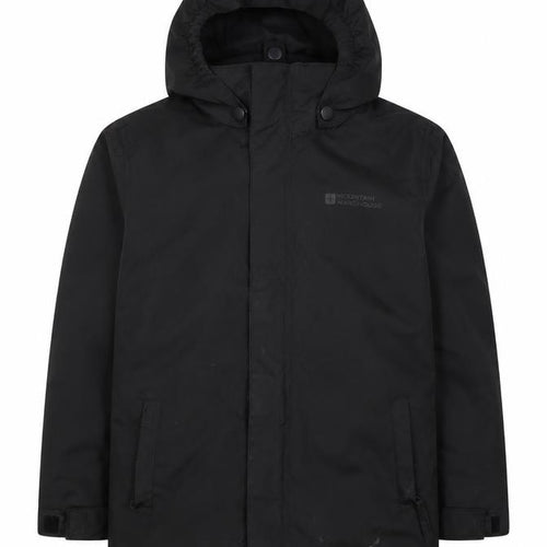 Mountain Warehouse Boys' Black Hooded Jacket 5-6 Years