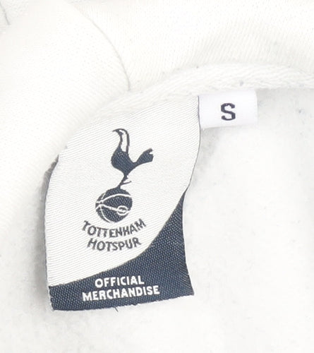 Tottenham Hotspur Men's S White Pullover Hoodie