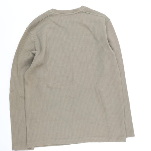 Ben Sherman Beige Men's L Cotton Pullover Jumper
