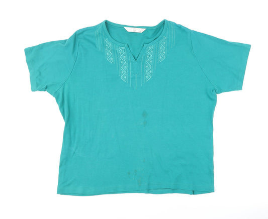 Honor Millburn Women's Blue T-Shirt, Size L