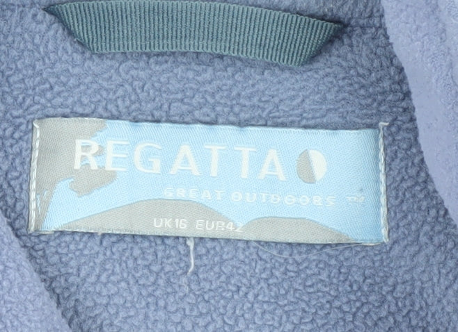 Regatta Women's Purple Fleece Jacket Size 16