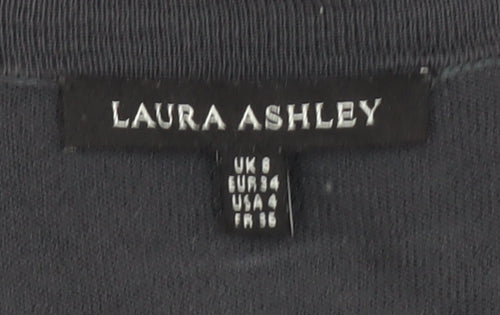 Laura Ashley Women's Black Sequin Cardigan, Size 8
