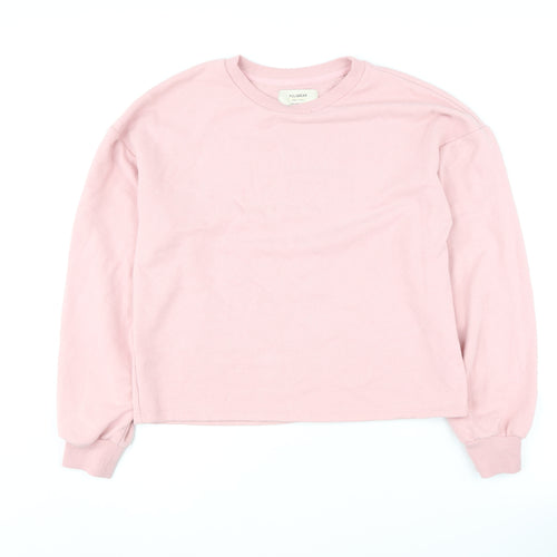Pull&Bear Women's Pink S Pullover Sweatshirt