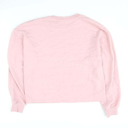 Pull&Bear Women's Pink S Pullover Sweatshirt