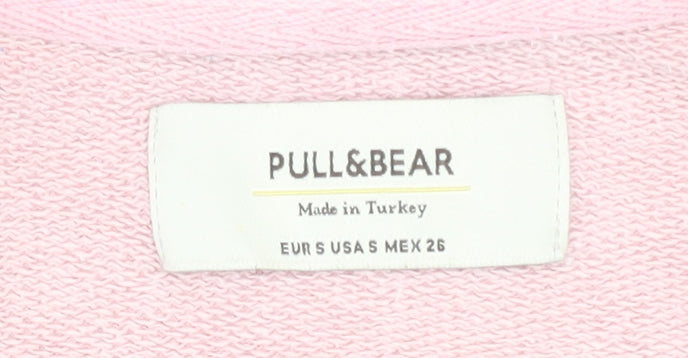 Pull&Bear Women's Pink S Pullover Sweatshirt