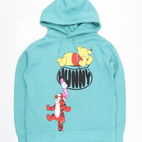 Disney Women's Blue Pullover Hoodie Size S - Winnie the Pooh