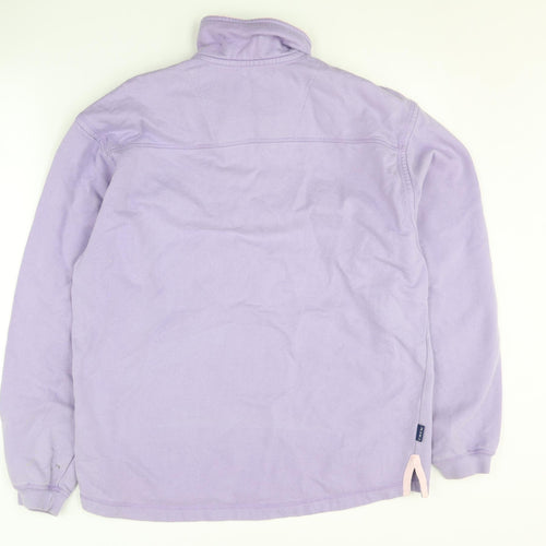 Crew Women’s Purple 1/4 Zip Sweatshirt - Size S