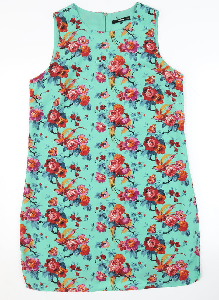Oasis Women's Multicoloured Floral Shift Dress 14