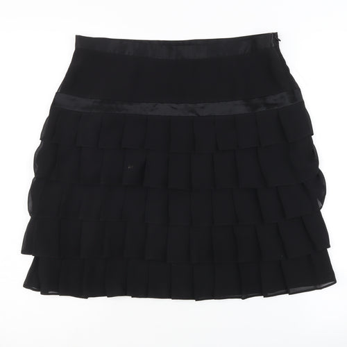 French Connection Women's Black Pleated Skirt Size 12