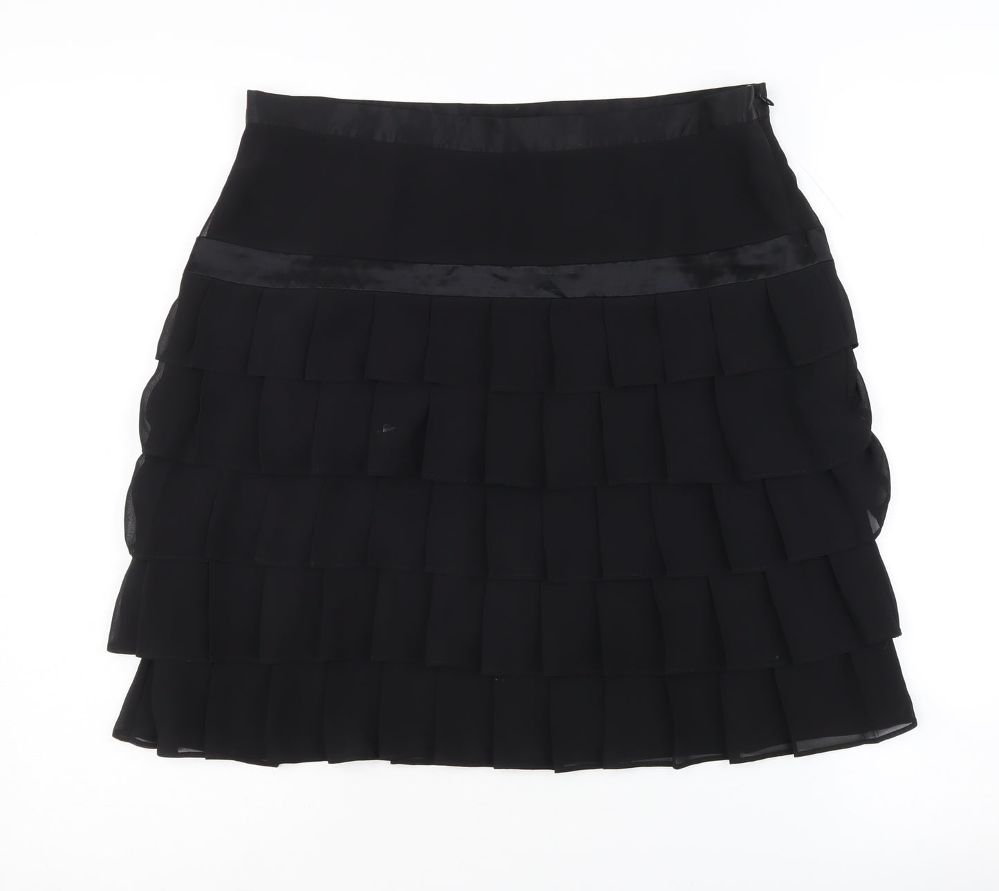 French Connection Women's Black Pleated Skirt Size 12