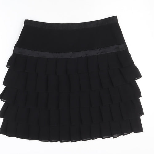 French Connection Women's Black Pleated Skirt Size 12