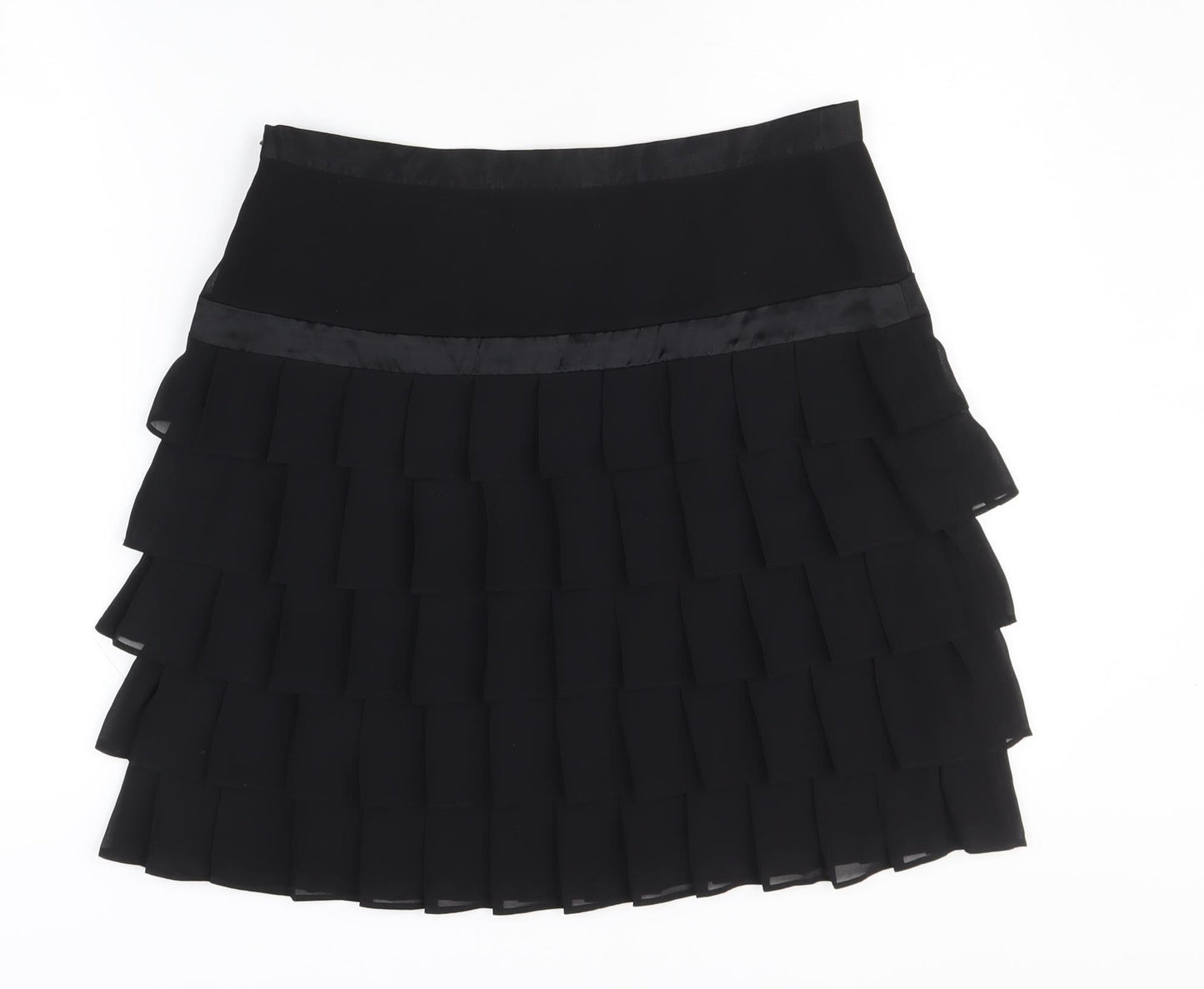 French Connection Women's Black Pleated Skirt Size 12