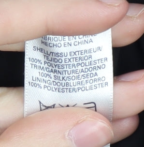 French Connection Women's Black Pleated Skirt Size 12