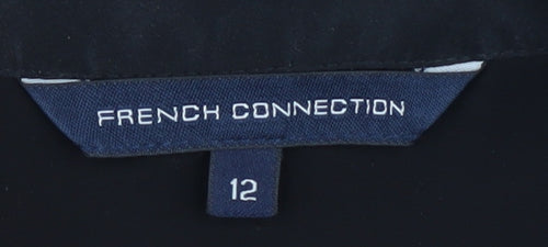 French Connection Women's Black Pleated Skirt Size 12