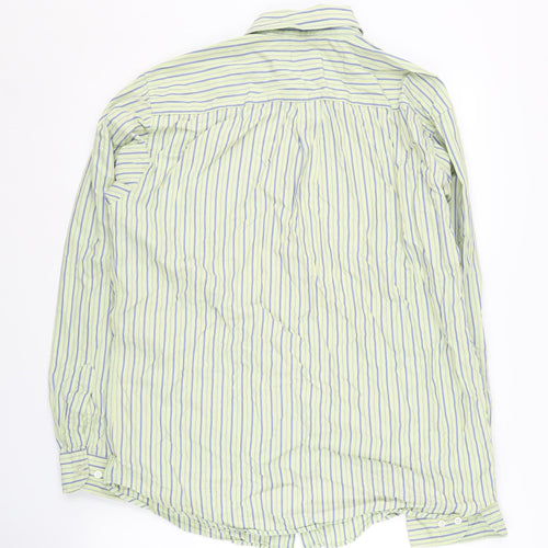 GAP Men's Multicoloured Striped Relaxed Fit Shirt M