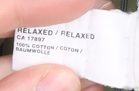 GAP Men's Multicoloured Striped Relaxed Fit Shirt M