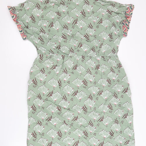 White Stuff Women's Green Shirt Dress Size 14