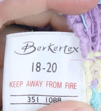Berkertex Women's White Striped Cardigan Size 18