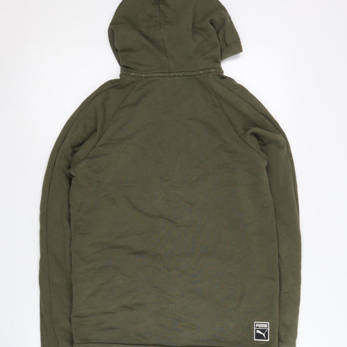 Puma Men's Green Full Zip Hoodie XS