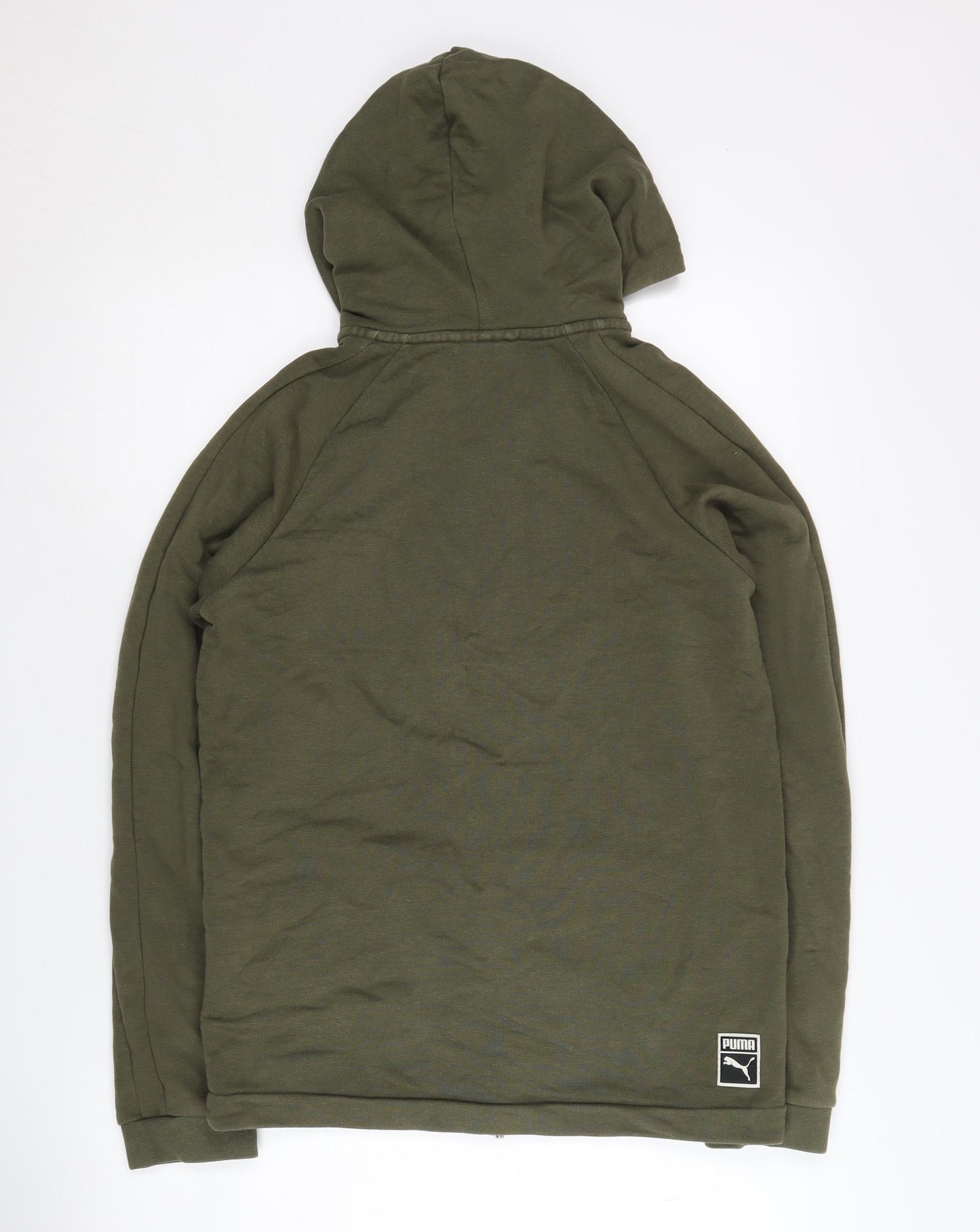 Puma Men's Green Full Zip Hoodie XS