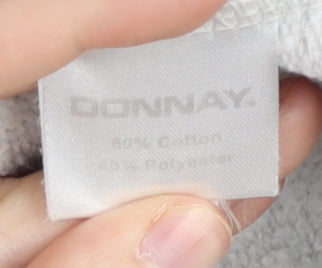 Donnay Men's Grey Pullover Hoodie L