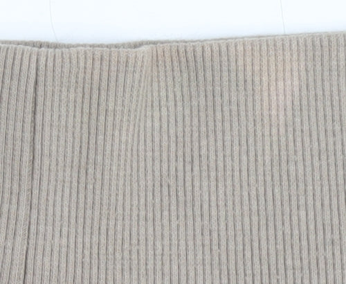 DKNY Women's Beige Logo Sweatshirt Medium