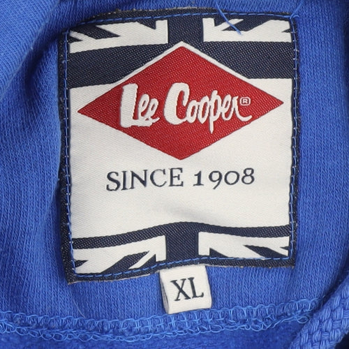 Lee Cooper Men's Blue Pullover Hoodie XL