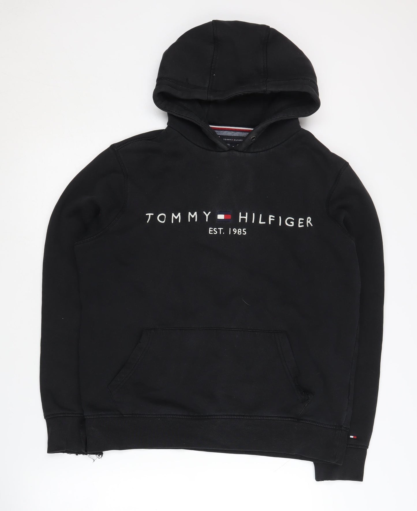 Tommy Hilfiger Men's Black Pullover Hoodie M