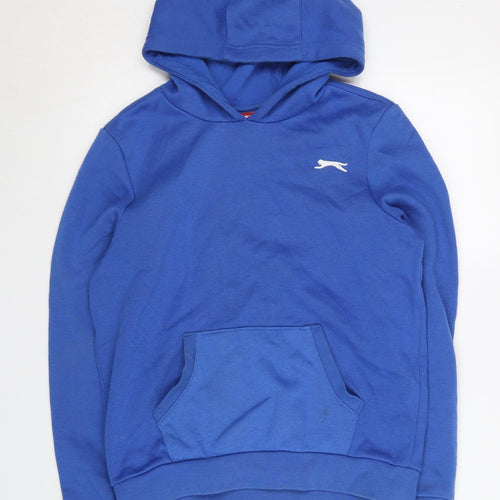 Slazenger Boys Blue Pullover Hoodie Size 13 Years
