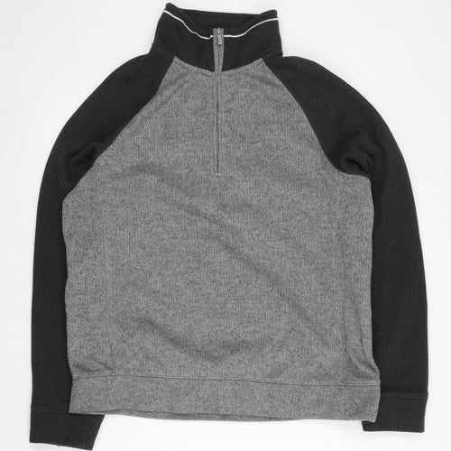 Craghoppers Men's Grey 1/2 Zip Knit Sweatshirt L