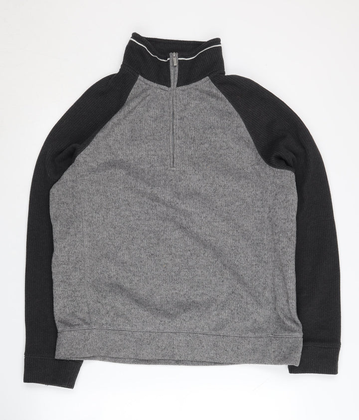 Craghoppers Men's Grey 1/2 Zip Knit Sweatshirt L