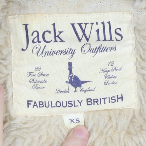 Jack Wills Men's Red Full Zip Hoodie XS