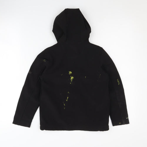 Regatta Boys Black Softshell Jacket, 7-8 Years, Hooded, Casual