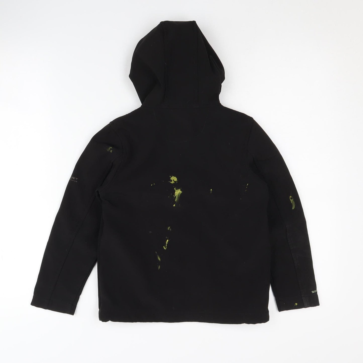 Regatta Boys Black Softshell Jacket, 7-8 Years, Hooded, Casual