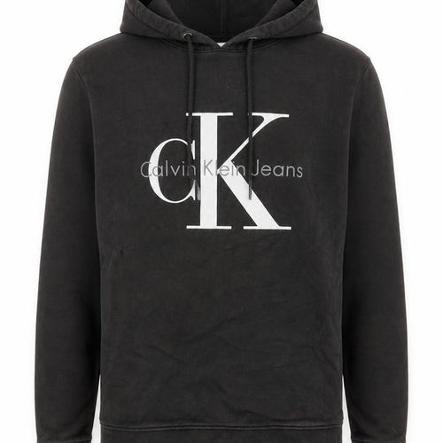 Calvin Klein Men's Black Hoodie XS Pullover Logo