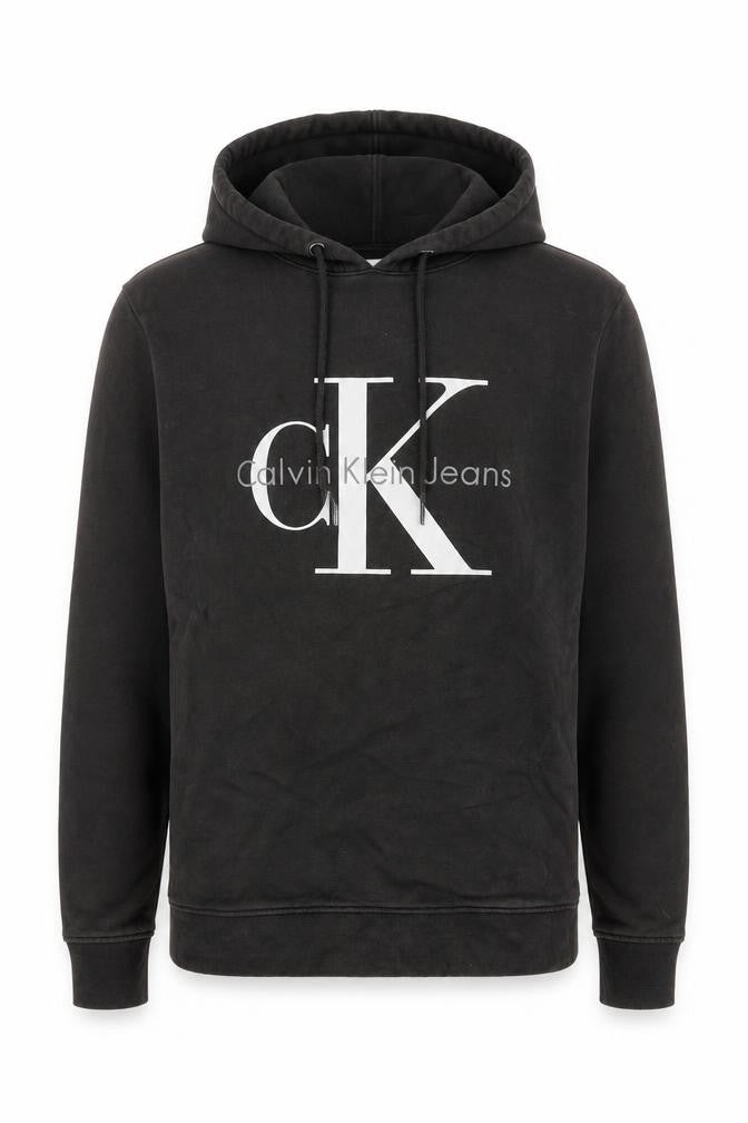 Calvin Klein Men's Black Hoodie XS Pullover Logo