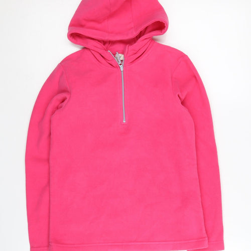 Mountain Warehouse Girls Pink Fleece Hoodie 9-10 Years