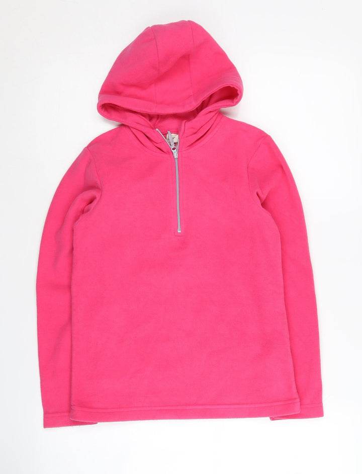Mountain Warehouse Girls Pink Fleece Hoodie 9-10 Years