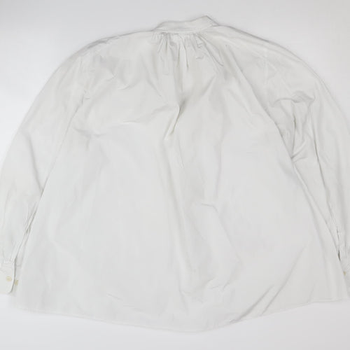 COS Women's White Blouse, Size 12, Long Sleeve