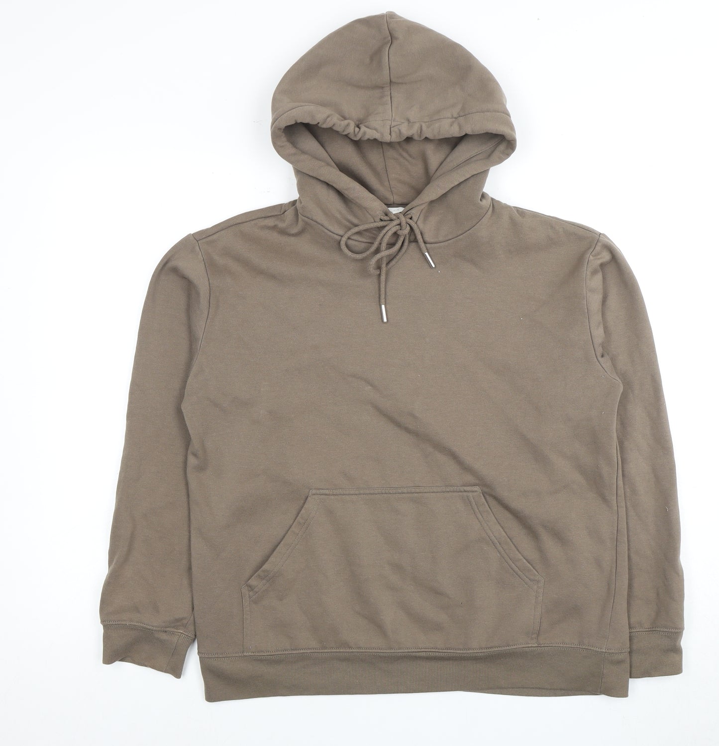 H&M Men's Brown S Pullover Hoodie