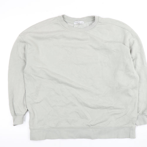 Stradivarius Women's Grey Pullover Sweatshirt Size 10