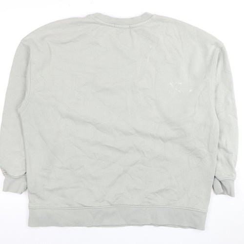 Stradivarius Women's Grey Pullover Sweatshirt Size 10