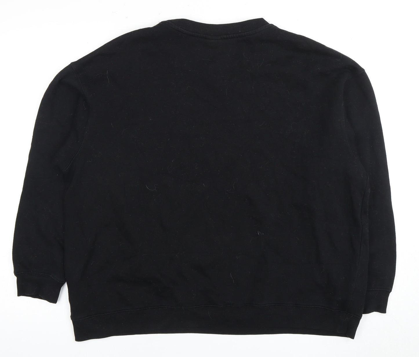 H&M Women’s Black Pullover Sweatshirt Size 12
