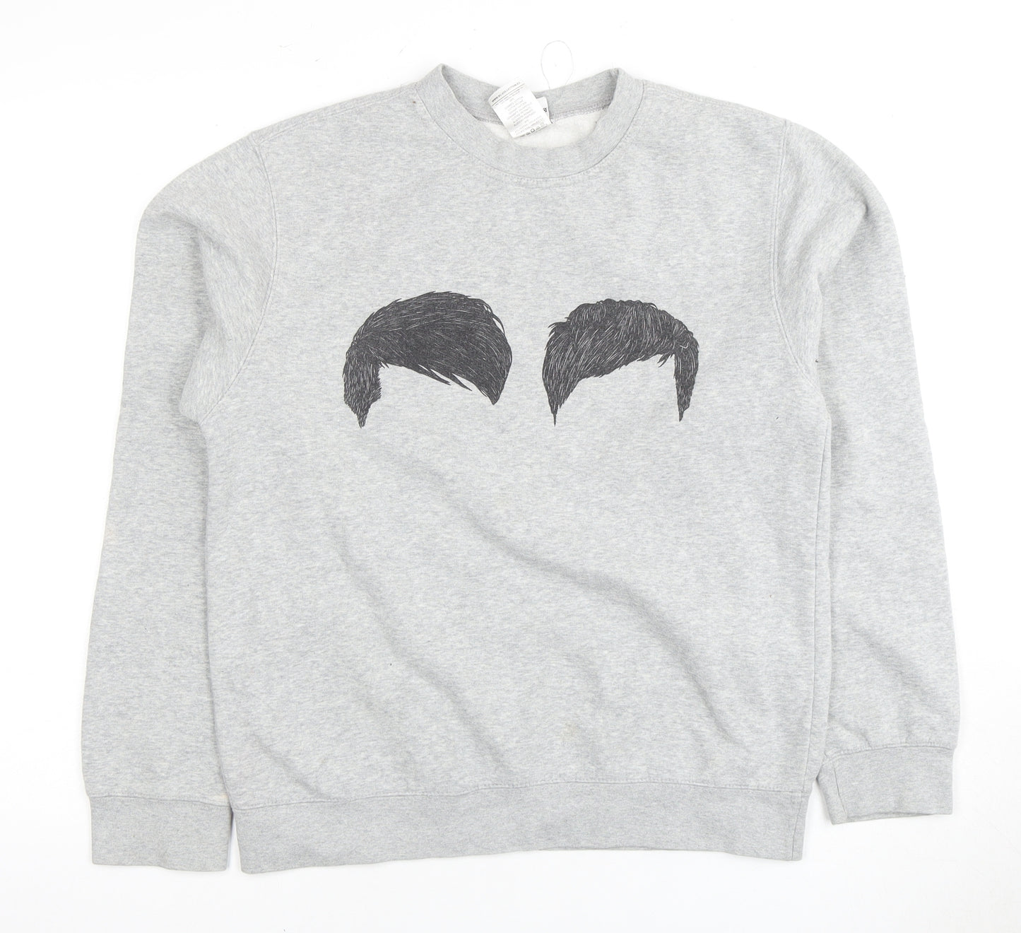 Dan and Phil Shop Unisex Grey Graphic Sweatshirt - S