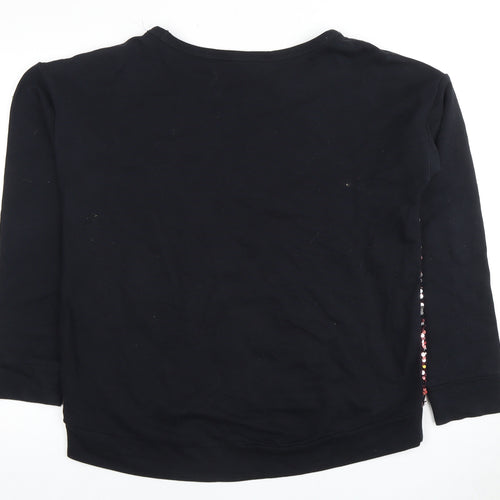 Next Women's Black Sequin Pullover Sweatshirt Size 12