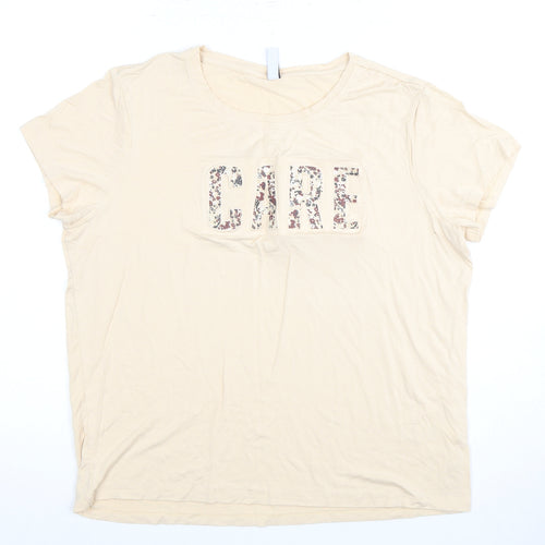 Fame Forever Women’s Beige XL Casual T-Shirt
