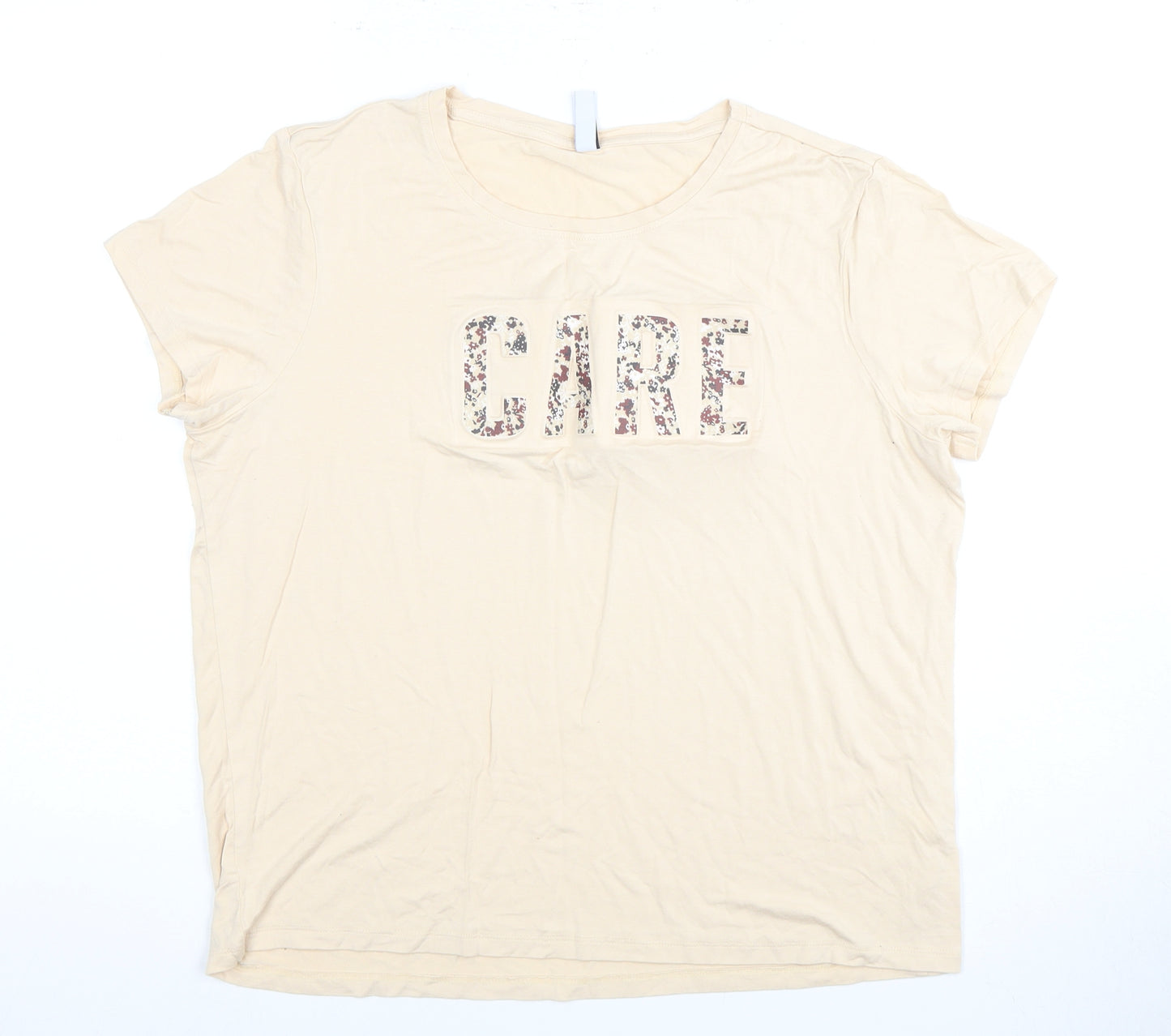 Fame Forever Women’s Beige XL Casual T-Shirt